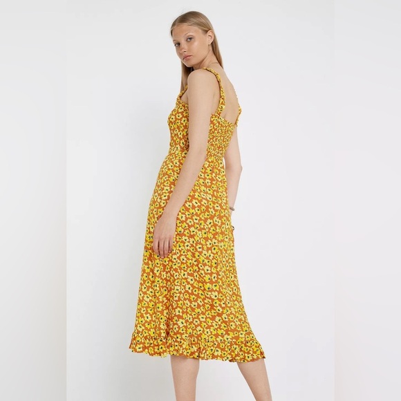 FAITHFULL THE BRAND | Noemie Dress in Saffron Thelma Floral size 8/L - Picture 2 of 7